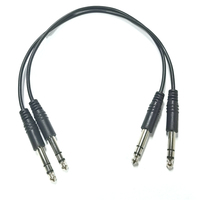 6.35mm(1/4) TRS mâle à 6.35mm(1/4) TRS mâle câble d'instrument câble audio guitare
