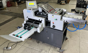 Máquina plegadora de papel manual de alimentación por succión con filtro de aire, cubierta de libro de papel de bolsillo con impresión automática de tamaño A4 - Product Image 5