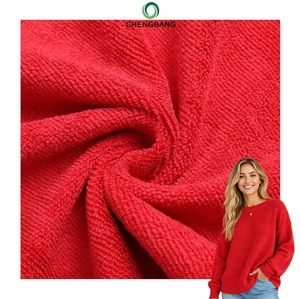 Rollo de <span class=keywords><strong>Tela</strong></span> de <span class=keywords><strong>Toalla</strong></span> de Microfibra Roja, Súper Suave, Altamente Absorbente, de Secado Rápido, al por Mayor para Toallas de Baño y Textiles para el Hogar - Product Image 1