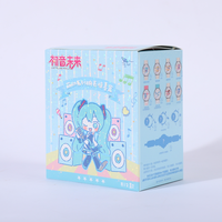 Auténtico Reloj TOPTOY Hatsune Miku Serie Cute, Caja Sorpresa Ciega, 12 Piezas/Set, Reloj de Pulsera de Cuarzo Anime, Regalo Coleccionable para Niñas