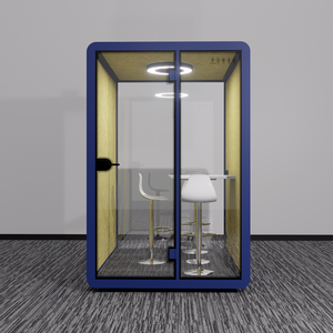 Cabine de <span class=keywords><strong>réunion</strong></span> privée sur mesure pour 2-3 personnes cabine téléphonique silencieuse équipe de travail cabine insonorisée cabine acoustique pour le bureau - Product Image 4