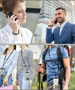 Long cordon de cou universel antivol en polyester durable pour téléphone portable, réglable, pour iPhone et <span class=keywords><strong>Android</strong></span> - Product Image 6