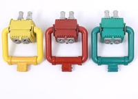 Connecteur de pince de mise à la terre perforante Série JJC Anneau de mise à la terre 63A-400A 230V/1kV IP67/IP65 en alliage d'aluminium/cuivre étamé