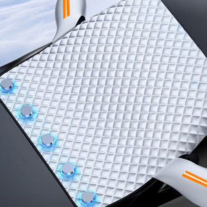 Oxford Cloth Car Sunshade Compact Umbrella with Windshield Sun Insulation Foldable Polyester Front <b>Window</b> Shade - Product Image 2