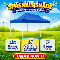 Tente de salon professionnelle robuste pour l'extérieur 10x20 6m, imperméable, facile à monter, design pliable, modèle à structure en acier, auvent pour événements