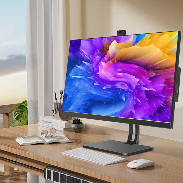 All-In-One 23.8 27 Inch LED Display Gaming Desktop PC with I7 I5 I3 4G to 32G SSD 128G to 1T RAM Desktop Computer