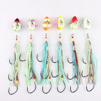 Nouveau 100g-300g Jigbait Metal Jig Assist Hook Leurre de pêche en eau salée pour Snapper Dhufish pour Ocean Boat Lake