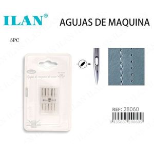 Aghi per macchina da cucire Ilan 28060 per tessuti spessi, confezione da 5 pezzi - Product Image 3
