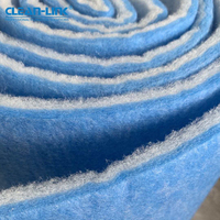 Filtre d'entrée de cabine de peinture filtre en fibres synthétiques coton système de ventilation d'air filtre d'admission d'échappement rouleau de média