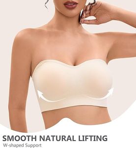 Convertible <strong>Clear</strong> Tube Top Straps Bandeau <strong>Bras</strong> slip Women's Sport Padded <strong>Bra</strong> Wireless Push up Sexy Lingerie <strong>Strapless</strong> <strong>Bra</strong> - Product Image 2