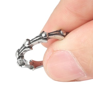 Anillo con púas unisex yunnique, plata de ley 925, diseño geométrico, joyería de regalo - Product Image 3