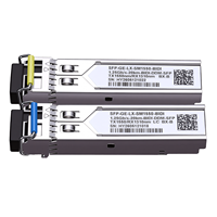 Module SFP BIDI 1,25 Gbit/s 20 km 1000BASE-BX-D Transceiver WDM 1310/1550 nm DDM LC pour FTTH Garantie 1 an