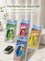 Diffuseur d'huiles essentielles pour voiture, diffuseur de parfum naturel suspendu, parfum longue durée pour l'intérieur du véhicule