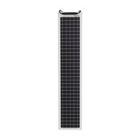Panneaux solaires semi-flexibles monocristallins ETFE 30W 12V à profil mince pour carport, persienne, pergola, store de fenêtre