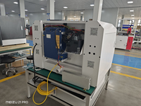 Mini machine de découpe laser à fibre de bureau 450x450mm 800W 1200W 1500W JPT, découpeuse laser CNC pour métal