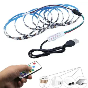 Ic incorporado Rgb Pixel Led Strip programable mágico direccionable Rgbw 5V 12V 24V Ws2811 Ws2812B Ucs1903 Sk6812 Dmx512