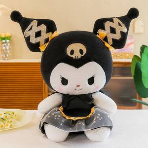 Nuovo Peluche Kuromied Nero e Oro Personalizzabile Grande Peluche Gattino Carino Bambola per Bambini, Gatto KT Nero e Oro Bambola per Macchina Acchiappa Peluche - Product Image 6