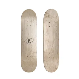 Vente en gros de planches de skate en érable canadien avec logo personnalisé planches de skate cascadeur pro hard rock pour adultes