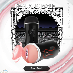 ถ้วยช่วยตัวเองผู้ชายแบบจำลองขายส่ง ผิวสัมผัสนุ่ม ปลอดภัยต่อผิว ควบคุมแบบไร้สาย หัวคู่ - Product Image 6