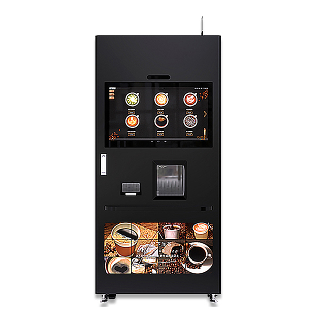 French Spanish Wholesale Customizable LE308G Coffee Vending Machine Programmable for Outdoor Use for Shopping Malls