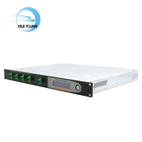 Amplificateur optique WDM EYDFA 1550 nm, 4 ports, 20 dBm, puissance de sortie élevée, connecteur SC/APC, fibre POE/GSM pour réseau CATV