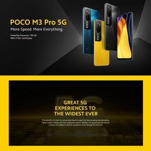 Xiaomi-smartphone <span class=keywords><strong>POCO</strong></span> <span class=keywords><strong>M3</strong></span> <span class=keywords><strong>Pro</strong></span> 5G versión Global, teléfono móvil inteligente de 6,5 pulgadas, MIUI <span class=keywords><strong>12</strong></span>/11 <span class=keywords><strong>Android</strong></span>, cámara de 48MP, 6GB + 128GB - Product Image 3