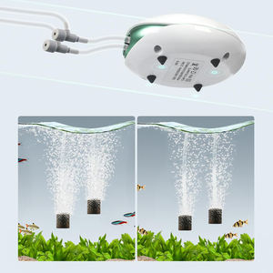 Mini bomba de aire recargable por USB para <span class=keywords><strong>acuario</strong></span>, bomba de aire de oxígeno para tanque de peces con piedra de aire, bomba de oxígeno de ahorro de energía silenciosa - Product Image 2