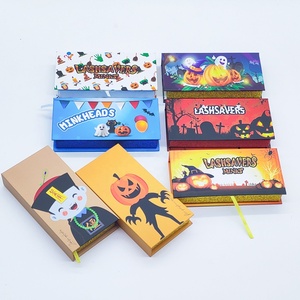 Cajas de pestañas de ataúd de Halloween personalizadas Embalaje de laminación negro mate Proveedor mayorista - Product Image 6