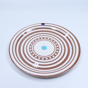 Personalizada de fábrica de <span class=keywords><strong>la</strong></span> forma redonda de rayas de melamina de placa para hotel <span class=keywords><strong>restaurante</strong></span> - Product Image 3