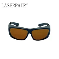 Lunettes de sécurité laser approuvées CE EN207 532NM 808NM 1064NM, protection des yeux 180-534nm & 800-1095nm OD6+, lunettes laser