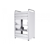 Kit de rack de serveur Waveshare HomeRack 8U en panneau de particules, boîtier de rack en alliage d'aluminium de 10 pouces, mini-rack de serveur haute compatibilité