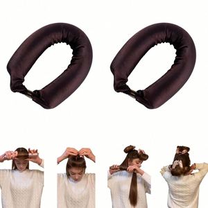 Overnight Heatless <b>Curlers</b> - Velvet Satin No Heat Rollers <b>for</b> <b>Short</b> & Long <b>Hair</b> Styling Tools With Foam Rods Promotion Gift - Product Image 3