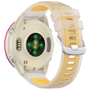 <span class=keywords><strong>Bracelet</strong></span> de montre en silicone de remplacement, <span class=keywords><strong>bracelet</strong></span> de montre bicolore en gelée pour montre intelligente <span class=keywords><strong>Garmin</strong></span> 20 mm/22 mm - Product Image 5