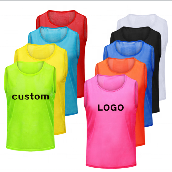 Custom Breathable Soccer Training Vest Football Pinnies Cheap Football Vest Mesh Soccer Vest Soccer Training Bibs