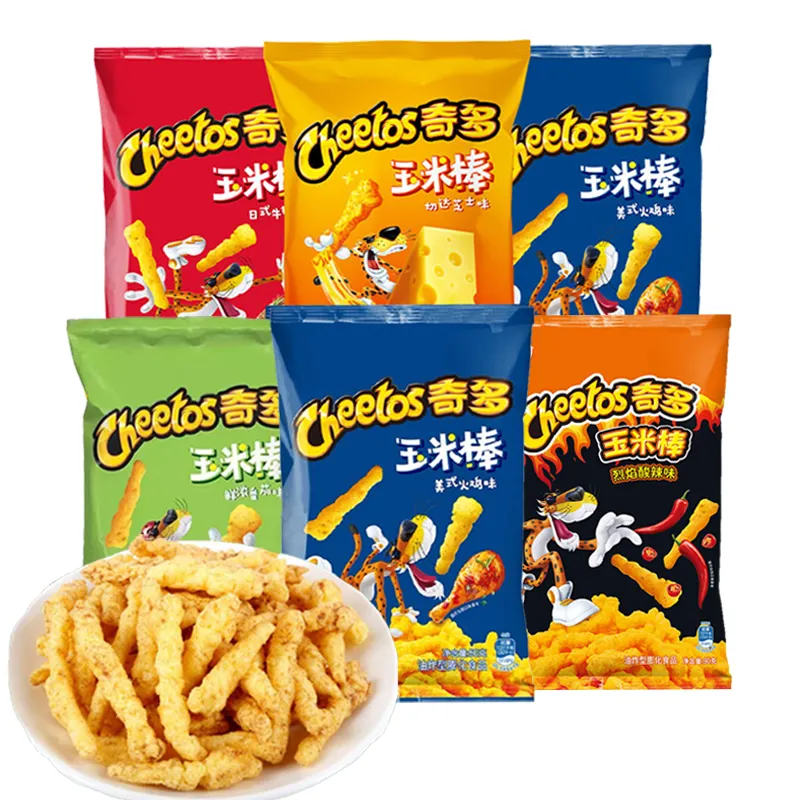 Wholesale Hot Cheetos Chips 50g/90g Exotic Snacks Puffed Food Cheese Vegetable Crispy Crunchy Cheetos Corn Chips