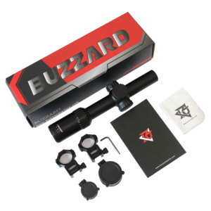 Mira Telescópica Táctica LPVO SFP de Gran Angular BUZZARD OPTICS 1-10X24IR, Tubo de 30 mm, Segundo Plano Focal, Mira Óptica para Caza y Tiro - Product Image 1