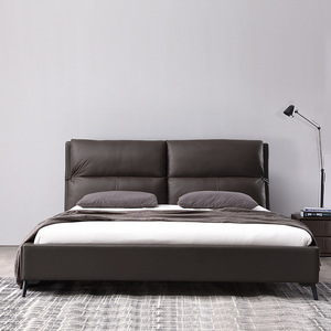 OKF Luxe Italien Minimaliste Roi/Reine Cadre de Lit de Rangement Doux MDF Rembourrage en Bois É<span class=keywords><strong>l</strong></span>égant <span class=keywords><strong>Chambre</strong></span>/Salon Meubles pour - Product Image 3