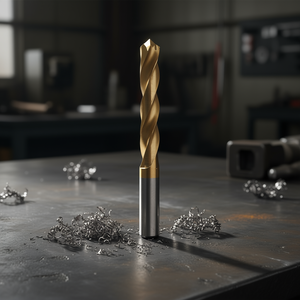 Broca helicoidal HSS de 2 mm con revestimiento de TiN para perforación de metal - Product Image 3