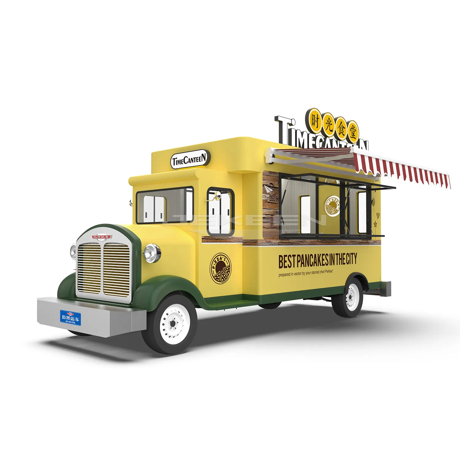 JEKEEN terbaik dealer komersial jalan Mobile Makanan Cepat Trailer kopi Mobil makanan listrik truk Trailer untuk dijual Eropa