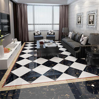 Newstar Salle De Bains Noir Marbre Pierre 18X18 Zimbabwe Noir Granit Salle De Bains Carrelage Carrelage De Marbre