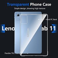 Étui de tablette noir transparent souple et fin en gros pour Lenovo Idea Tab 11 pouces TB336FU/TB336ZU Étui de tablette de haute qualité 2025