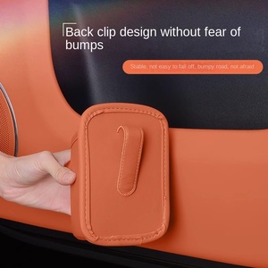 T-1083 Bandeja de Almacenamiento Lateral Duradera para Puerta de Coche, Soporte para <span class=keywords><strong>Teléfono</strong></span> Móvil, Portavasos y Contenedor de <span class=keywords><strong>Basura</strong></span>, Accesorio de Caja de Almacenamiento para Respaldo de Asiento - Product Image 4