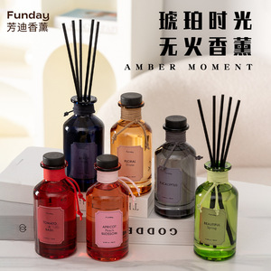 Funday <b>Reed</b> <b>Diffuser</b> 180ml Alcohol Free Natural Botanical Fragrance Home Air Freshener - Product Image 4