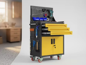 Banco de Trabajo Resistente con Gabinete Combinado, Gabinete para Herramientas de Mecánico para <span class=keywords><strong>Taller</strong></span> - Product Image 3