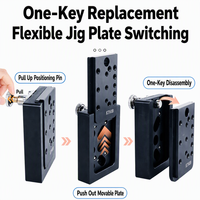 Plaque de fixation à changement rapide pour bras robotique industriel JD, fixation latérale push-pull, outil de changement de mouvement, montage, soudage, automatisation