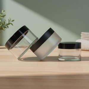 Customized 200ml 8oz Empty <b>Plastic</b> Frosted 250ml Luxury <b>Jars</b> for Body Butter Containers 250g 120ml <b>Jars</b> with Lid - Product Image 5