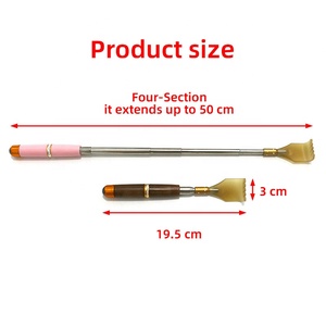 ยางกลับ Scratcher ลูกปัดแม่เหล็ก Profesional สี่ส่วนแบบพับเก็บได้ tickler เครื่องนวดสําหรับผู้สูงอายุ - Product Image 3
