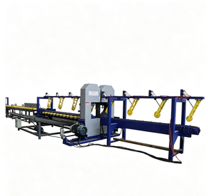 Scie à bois verticale double à écran tactile CNC pour la coupe de billes de bois de 100 à 500 mm de diamètre, scie à ruban verticale double pour la sciage longitudinal des billes de bois - Product Image 1