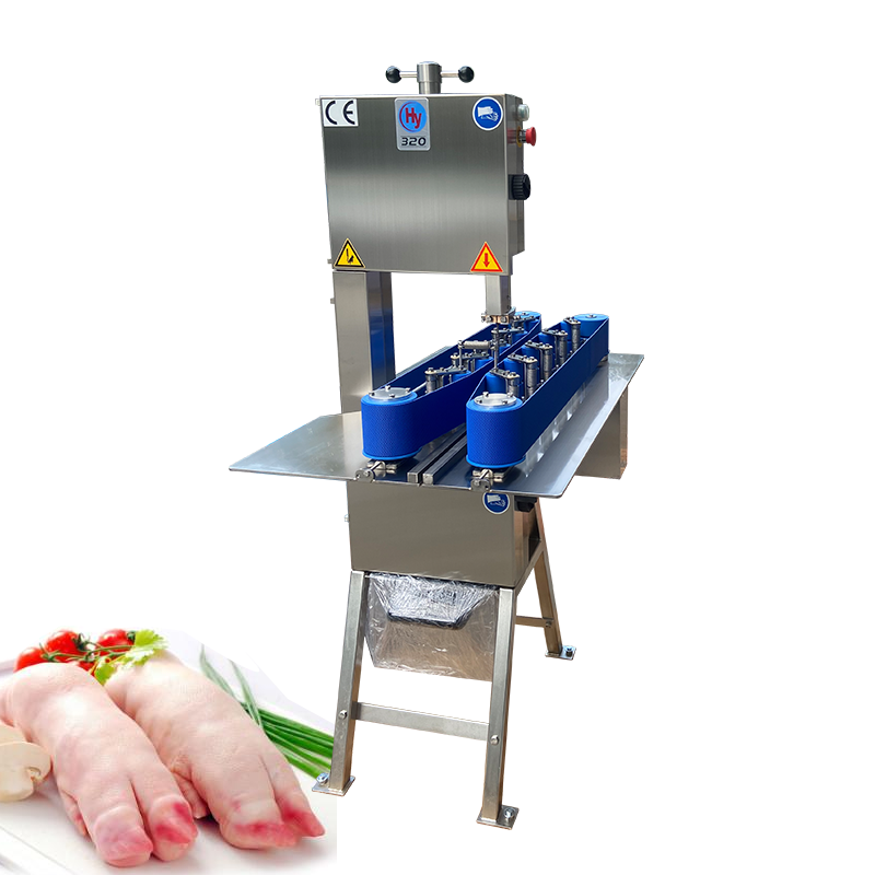 Viande surgelée de coupeur automatique de nervures avec la demi découpeuse d'os pour les pieds et le poulet TJ-302B de porc