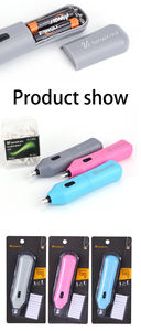 สีฟ้านักเรียนวาดภาพไฮไลท์5มม. Tianwen ไฟฟ้ายางลบปากกาหน่วยโดยใช้แบตเตอรี่ยางลบ - Product Image 5